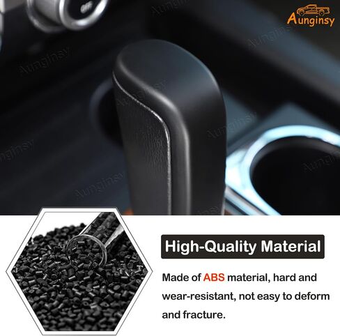 Car Shifter Gear Hand Brake Trim Cover Compatible with Toyota Tundra 2007-2021 Sequoia 2008-2020 Center Console Gear Shift Head Protection Cover Automatic Gear Shift Knob Cover Interior Accessories in Saudi Arabia