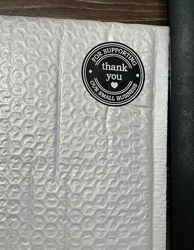 Thank You for Supporting My Small Business Stickers Roll Black Thank You Labels Envolope Seals Appreciation Label Sticker-1.5 Inch 500 Pcs Per Roll (1.5 inch) in Saudi Arabia