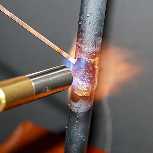 BLUEFIRE 20 Sticks 1/2 lb 15% Silver Solder Brazing Rods BCuP-5 Copper Phosphor Alloys Welding Rods 0.050" x 1/8" x 14"Brazing Rods for Copper Storage HVAC Air Conditioning Refrigerator in Saudi Arabia