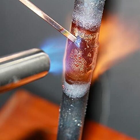 BLUEFIRE 20 Sticks 1/2 lb 15% Silver Solder Brazing Rods BCuP-5 Copper Phosphor Alloys Welding Rods 0.050" x 1/8" x 14"Brazing Rods for Copper Storage HVAC Air Conditioning Refrigerator in Saudi Arabia