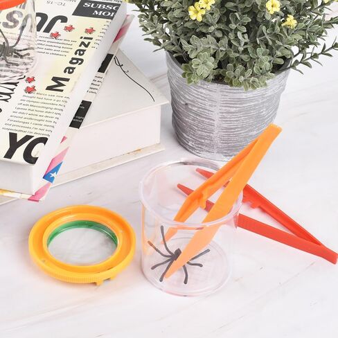 Magnifying Glasses Insect Viewer Box 3X 6X Magnifying Glasses Bug Viewer Magnifier for Science Nature Explorer in Kuwait