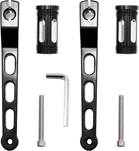 Motorcycle Heel Toe Gear Shift Lever + Shift Peg Replacement for Harley FL Softail / for Touring Electra Glide Road King Road Glide FLHX Street Glide / for Tri Glide Trikes Shifter Levers, Black in Saudi Arabia