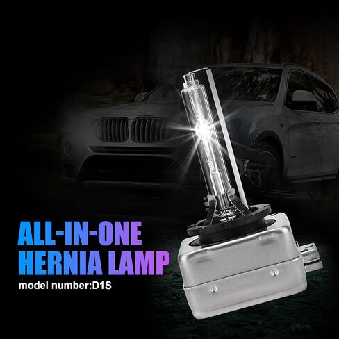 لمبة HID للسيارة Pack-2، مصابيح بديلة أصلية 6000K D1S، مصابيح فائقة السطوع بقدرة 35 وات، مصابيح إضاءة سيارة عالمية، توصيل وتشغيل لمبة شعاع منخفض عالية الشعاع، لمعظم السيارات (الضوء الأبيض) in Kuwait