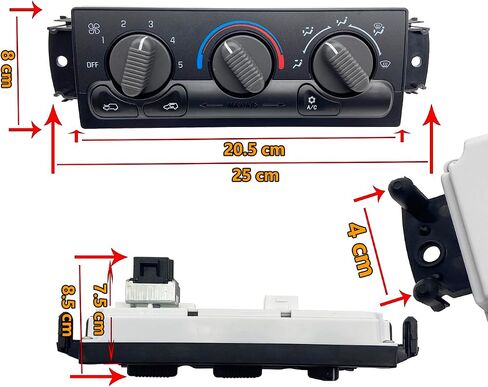 599-266 Climate Control Module Compatible for Select Chevy & GMC & Cadillac Models Air Conditioning A/C Heater Climate Control Panel - wo/Rear Window Defogger in Saudi Arabia