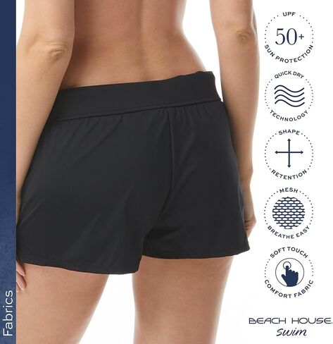 BEACH HOUSE Avery Swim Short — Women’s Boardshorts with Built-in Bikini Bottoms in Saudi Arabia