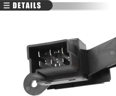 مفتاح خزان الوقود الأمامي والخلفي للسيارة من Motoforti، لسيارة Ford F-150 1992-1996، معدن بلاستيكي، F2TZ9A050A، أسود in Saudi Arabia