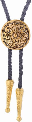 Western Cowboy Bolo tie for Men Women Vintage Gold/Silver Rooster/Death Head Moth Bolo Ties Necktie Gothic Punk Jewelry in Saudi Arabia