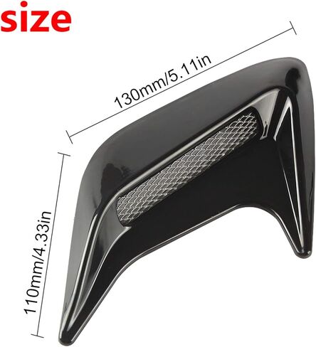 غطاء شبكة فتحة تهوية السيارة من Andux مدخل هواء مزخرف قطعتين JFK-02 (ألياف الكربون) in Kuwait