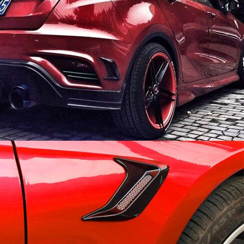 غطاء شبكة فتحة تهوية السيارة من Andux مدخل هواء مزخرف قطعتين JFK-02 (ألياف الكربون) in Kuwait