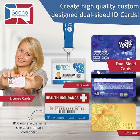 Bodno Zebra ZXP Series 3 Single Sided ID Card Printer & Complete Supplies Package Bronze Edition ID Software in Saudi Arabia