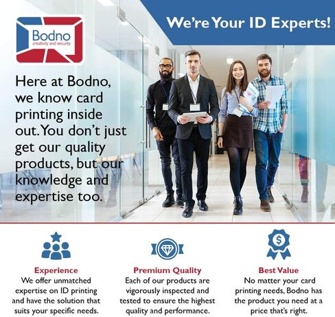 Bodno Zebra ZXP Series 3 Single Sided ID Card Printer & Complete Supplies Package Bronze Edition ID Software in Saudi Arabia