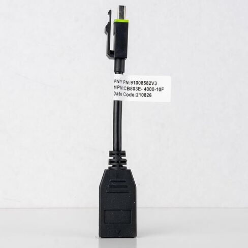 محول PNY 8K Mini DisplayPort إلى Display Port 1.4 (Mini DP إلى DP 1.4 - Thunderbolt وThunderbolt 2 Port متوافق) 32.4 جيجابت في الثانية، 8K@60هرتز، دقة 4K@120هرتز جاهزة in Kuwait