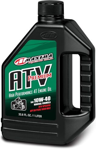 Maxima 33901 ATV Premium 4T 10W-40 Motorcycle Engine Oil - 1 Liter Bottle in Saudi Arabia