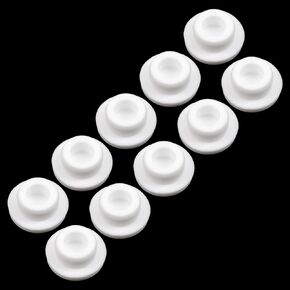 T Tulead Silicone Hole Plug T Shape Plug Stopper Replacement Protective Cover Cap Fit for 19mm Hole, 10PCS for Bathtub, Tube, Flask
