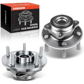 A-Premium 2 x Front Wheel Bearing and Hub Assembly with 5-Lug Compatible with Dodge Journey 2009-2020