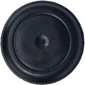 (Pack of 10) 1-1/4" 1.25 inch - Flush Mount Black Plastic Body and Sheet Metal Hole Plugs