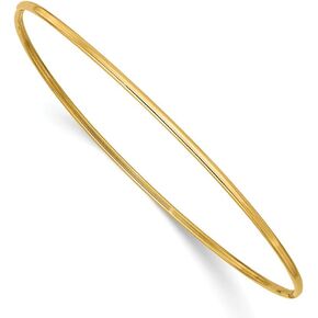 Jewels By Lux 14K Yellow Gold 1.5mm Slip-on Bangle Bracelet
