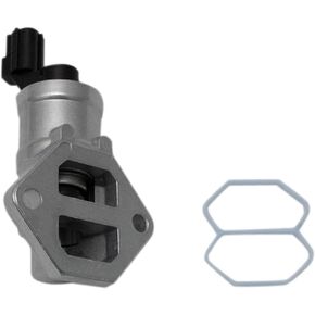TRQ Engine Idle Air Control Valve Assembly with Gasket Compatible with Ford Mercury Mazda&