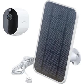 for Arlo Solar Panel Charger for Pro 4, Go 2,Pro 5S 2K, Pro 3 Floodlight, Ultra 2, Arlo Cameras Solar Panels,Weatherproof Wall Mount with 13FT Power Charging Cable Replacement VMA5600