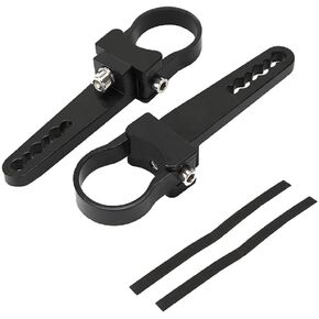 Tube Clamps Mounting Brackets for LED Light Bar Work Lights Fog Lights Off Road Lights Fit 1.5", 2pcs