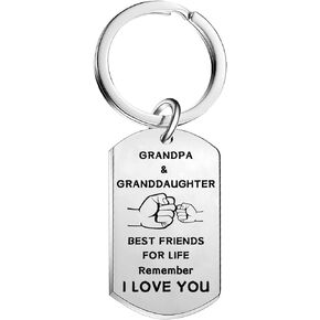 Grandpa Gift From Grandson Granddaughter Grandfather Birthday Gifts Father’s Day Gifts For Grandpa Keychain