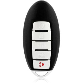 Replacement for 2016 2017 2018 Nissan Maxima Altima Infiniti QX60 Q50 Q60 Key Fob Remote Control KR5S180144014 5 Buttons 433MHz