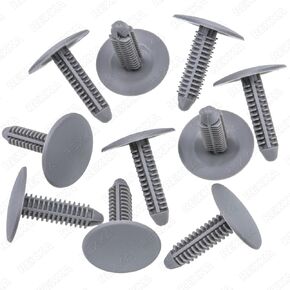 Rexka 10pcs Quarter Headlining Trim Panel Retainer Clips 15006827 Gray Nylon for GM GMC Chevy Trucks Pickup Yukon H2 Escalade Tahoe Suburban 1500 2500