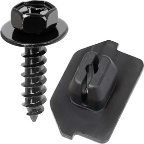 OAUTOO 20Sets Front Bumper Screw with Grommet Clip for Toyota 90159-60215 52535-50060 52535-0E010 Avalon Camry Prius Lexus GS is RC 2006-On