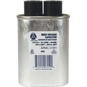 Appli Parts APMC-21091 0.91uf mfd (microfarads) High Voltage Microwave capacitor 2100V 50/60Hz CH85 21091 Universal Replacement for Multiple Brands NO PCB