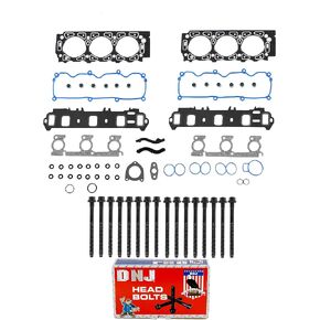 DNJ HGB4140 Cylinder Head Gasket set with Head Bolt Kit For 2001-2007 Ford Taurus 3.0L 2986cc 182cid V6 OHV