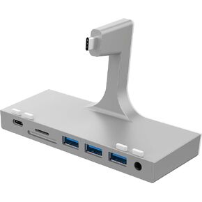 SABRENT Multi Port iMac Hub with Front Access USB Ports, SD/Micro SD Card Reader, 3.5mm Headphone Jack and Rear HDMI 2.0 Output (iMac 2017 to 2020) (HB-SIMC)