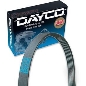 Dayco Main Drive Serpentine Belt compatible with Acura TSX 2004-2008