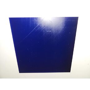 Polyurethane Sheet, 1/8" x 6" x 6" 90 A Durometer, Dark Blue, Cast Polyurethane Sheet