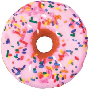 iscream Sugar-riffic! Vanilla Scented Donut Shaped Bi-Color 9" Photoreal Mini Pillow