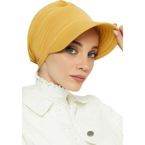 Instant Turban%95 Cotton Women's Stylish Visor Cap Hat Women Headwear