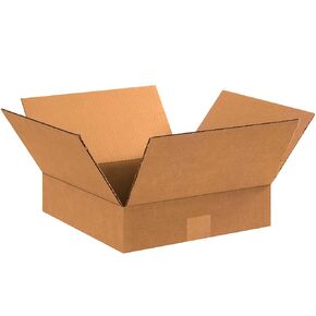 BOX USA 15 x 15 x 3 Corrugated Cardboard Boxes, Flat 15"L x 15"W x 3"H, Pack of 25 | Shipping, Packaging, Moving, Storage Box for Home or Business, Strong Wholesale Bulk Boxes