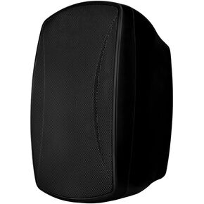 Monoprice WS-7B-52-B 5.25in. Weatherproof 2-Way 70V Indoor/Outdoor Speaker for Use in Whole Home Audio Systems, Restaurants, Bars, Retail Stores, Patio, Poolside, Garage, Black (Each)
