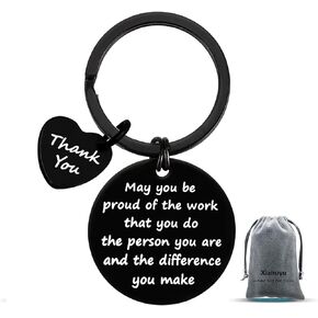 Thank You Gifts Appreciation Keychain Make a Difference Keychain Appreciation Gifts for Employee Coworker Mentor Teacher Thank You Gifts for Nurse Social Worker Volunteer
