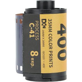Tbest Office Pliescra Color Film Iso 320‑400 35Mm Fine Grain Wide Exposure Latitude Hd Color Negative Film for 135 36 Sheet (8 Sheet)