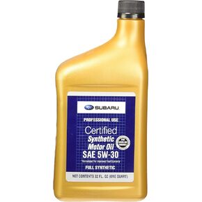 Genuine Subaru SOA427V1410 Oil - 5W30 Synthetic, 1 Quart Bottle, 1 Pack