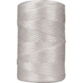 Golberg 1000 FT Polypropylene Twine – Industrial & Commercial Tying – Outdoor, Gardening, Shipping Use – White Tube