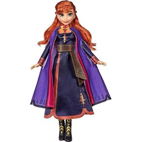 Frozen Disney Anna Fashion Doll with Long Red Hair & Outfit Inspired 2 - Toy for Kids 3 Years Old & Up, Brown/A