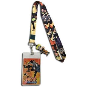 Great Eastern Entertainment Naruto & Sasuke Pattern Lanyard