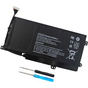 DMKAOLLK PX03XL Notebook Battery for HP Envy 14 Touchsmart M6 M6-K M6-K125DX M6-K015DX M6-K025DX M6-K010DX M6-K022DX 14- K112NR 715050-001 714762-1C1 TPN-C109 TPN-C110 TPN-C111-12 Month Warranty
