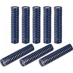 uxcell 3D Printer Die Spring, 8pcs 20mm OD 90mm Long Spiral Stamping Light Load Compression Mould Die Springs for 3D Printer Electric Part, Blue