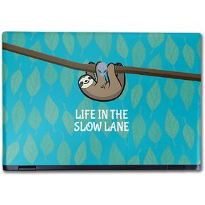 Laptop Skin Compatible with Alienware M16 R2 (2024) - Slow Sloth - Premium 3M Vinyl Protective Wrap Decal Cover - Easy to Apply | Crafted in The USA by MightySkins