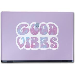 غلاف كمبيوتر محمول متوافق مع Alienware M16 R2 (2024) - Good Vibes - غطاء لاصق واقٍ من الفينيل 3M ممتاز - سهل التطبيق | صُنع في الولايات المتحدة الأمريكية بواسطة MightySkins