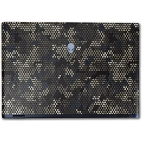 Laptop Skin Compatible with Alienware M16 R2 (2024) - Camo Dots - Premium 3M Vinyl Protective Wrap Decal Cover - Easy to Apply | Crafted in The USA by MightySkins