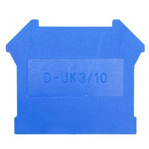 D-UK3/10 End Cover for 3N 5N 6N 10N 16N DIN Rail Mounted Terminal Block (Pack of 20)
