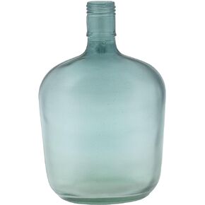 Karma, Decorative Frosted Bottle, Aqua